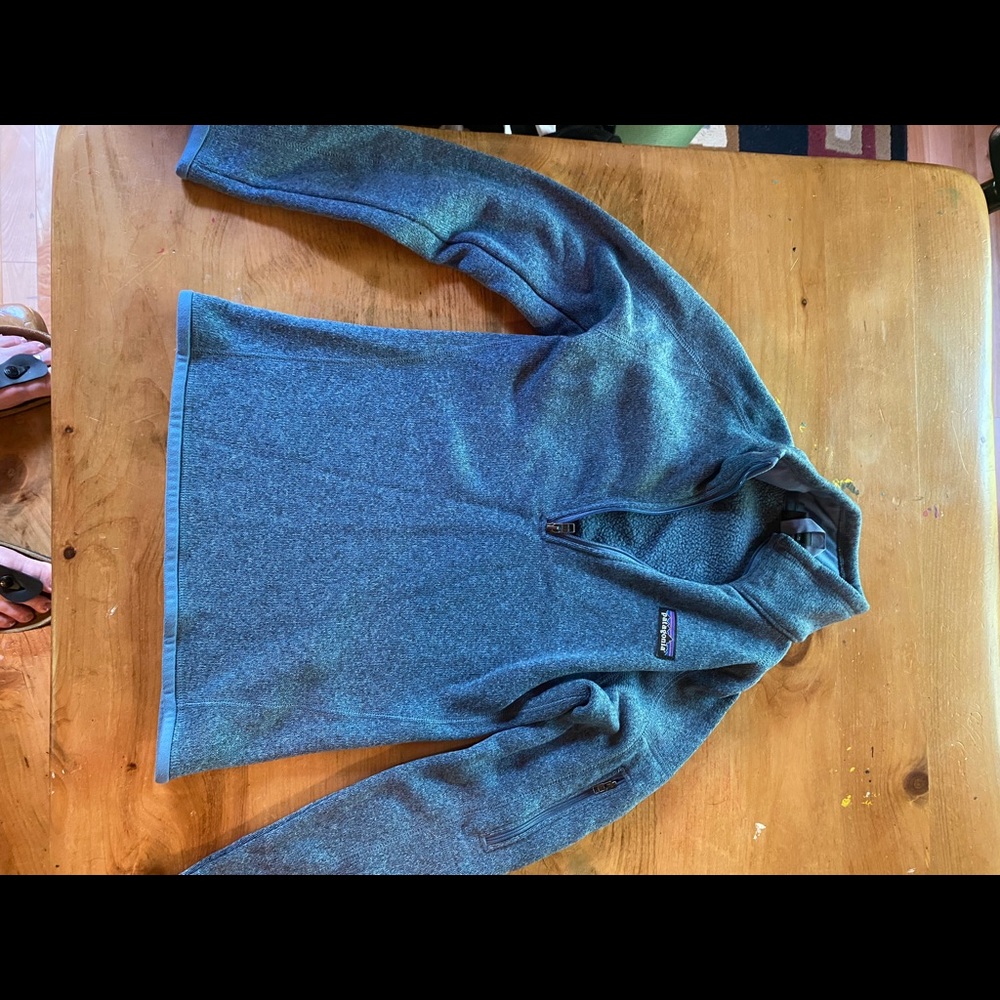 XXS Patagonia 1/4 zip blue